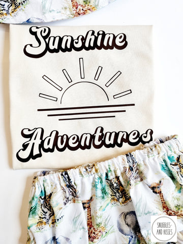 Kids Retro 'Sunshine Adventures' T-Shirt