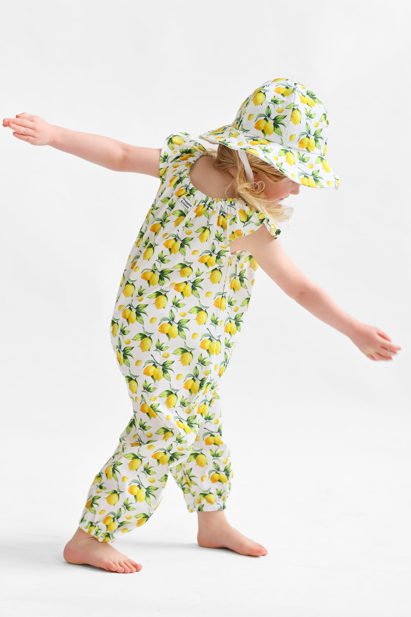 Lemons Print Summer Playsuit-New!