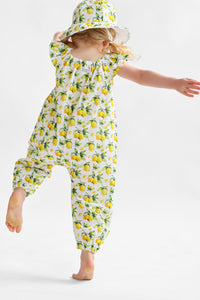 Lemons Print Summer Playsuit-New!