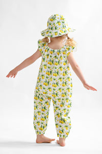 Lemons Print Summer Playsuit-New!