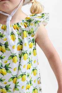 Lemons Print Summer Playsuit-New!