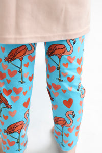 Leggings-Flamingo Print