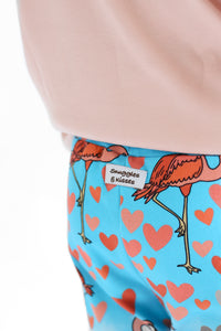 Leggings-Flamingo Print