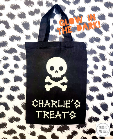 Reusable Personalised Trick or Treat Bag for Halloween