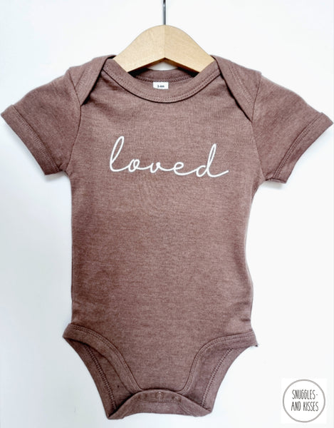 'Loved' Baby Vest