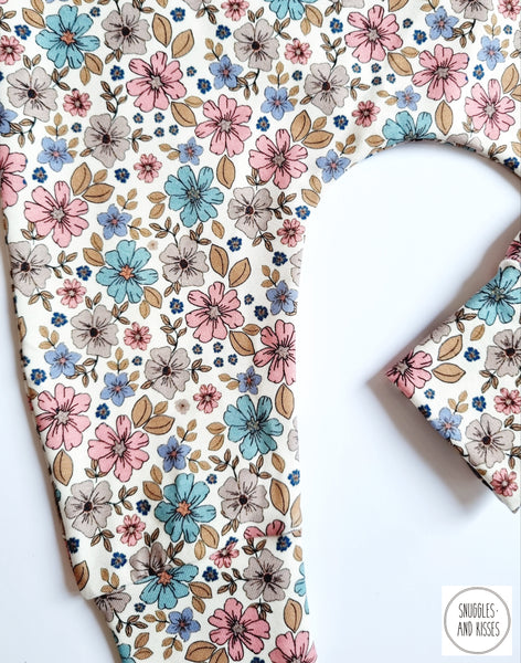 Pretty Floral Print Dungarees-New!