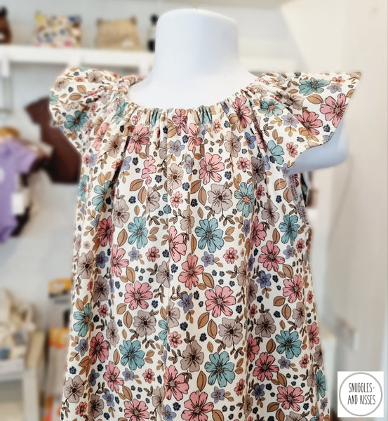 Pretty Floral Print Dress-New!