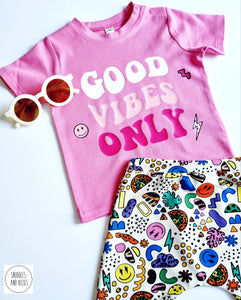 Leggings-Good Vibes Print-New!