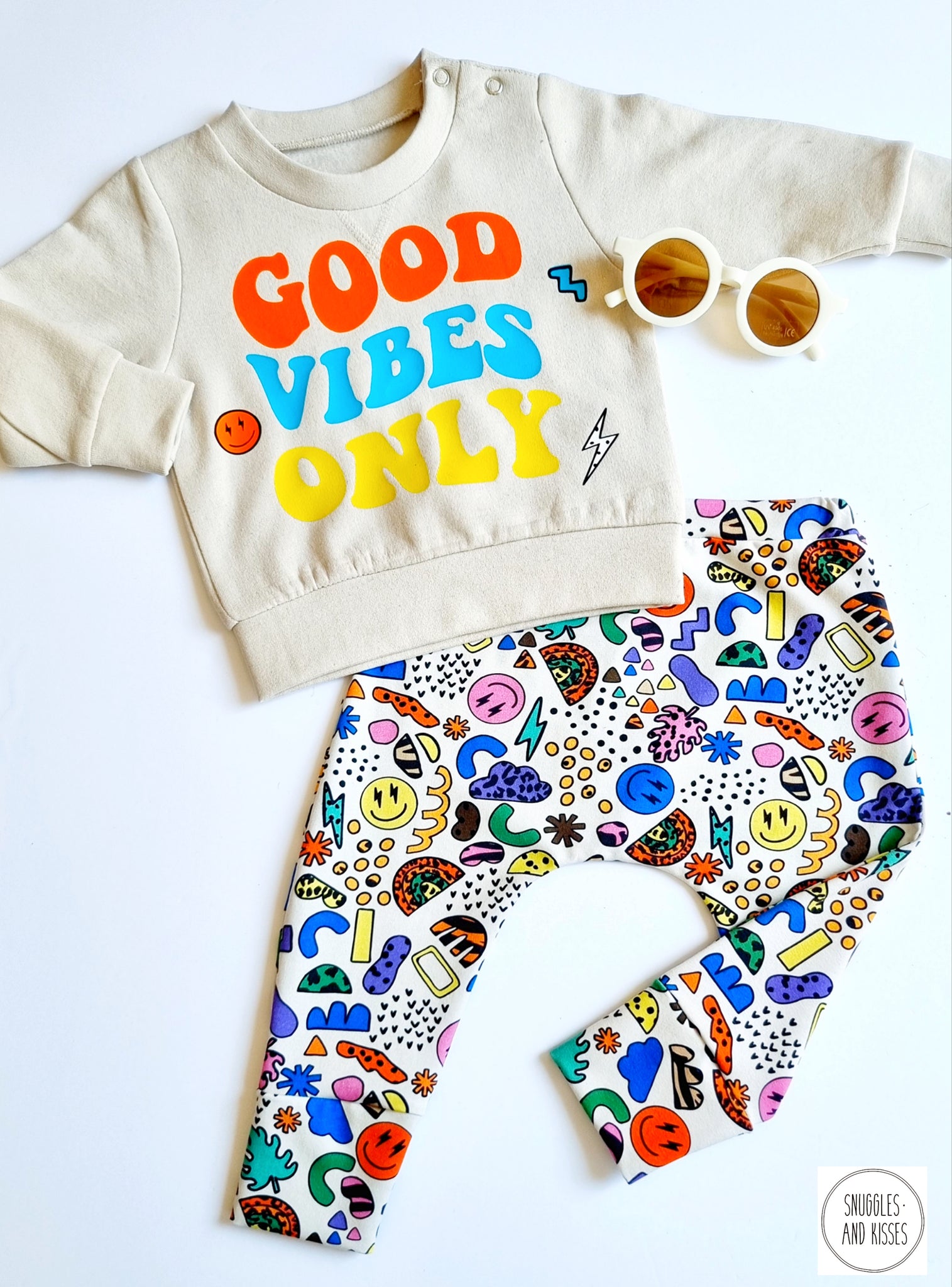 Kids 'Good Vibes Only' Sweatshirt-New Design!