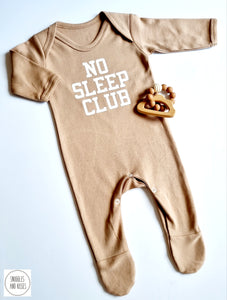 'No Sleep Club' Baby Romper