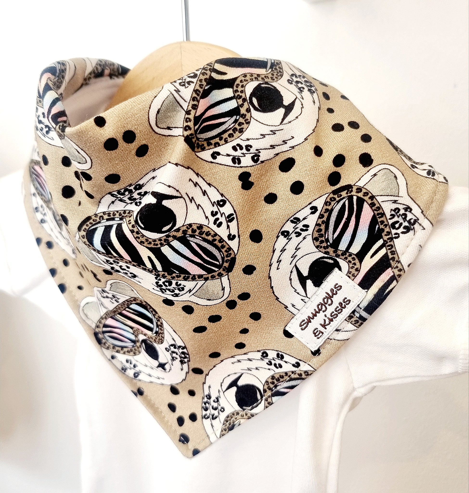 Cool Shades Print Dribble Bib