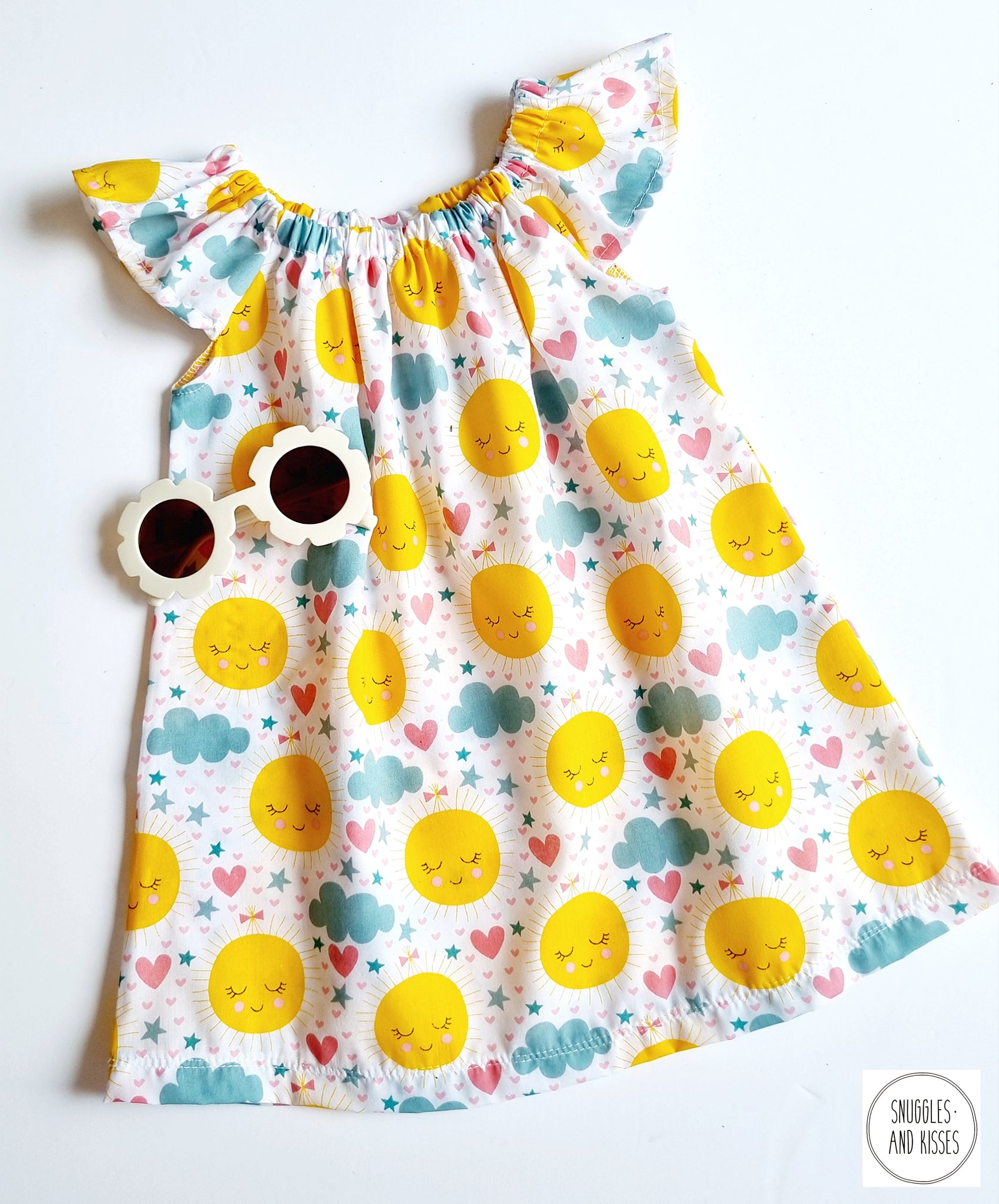 Sunshine Smiles Print Dress-New!