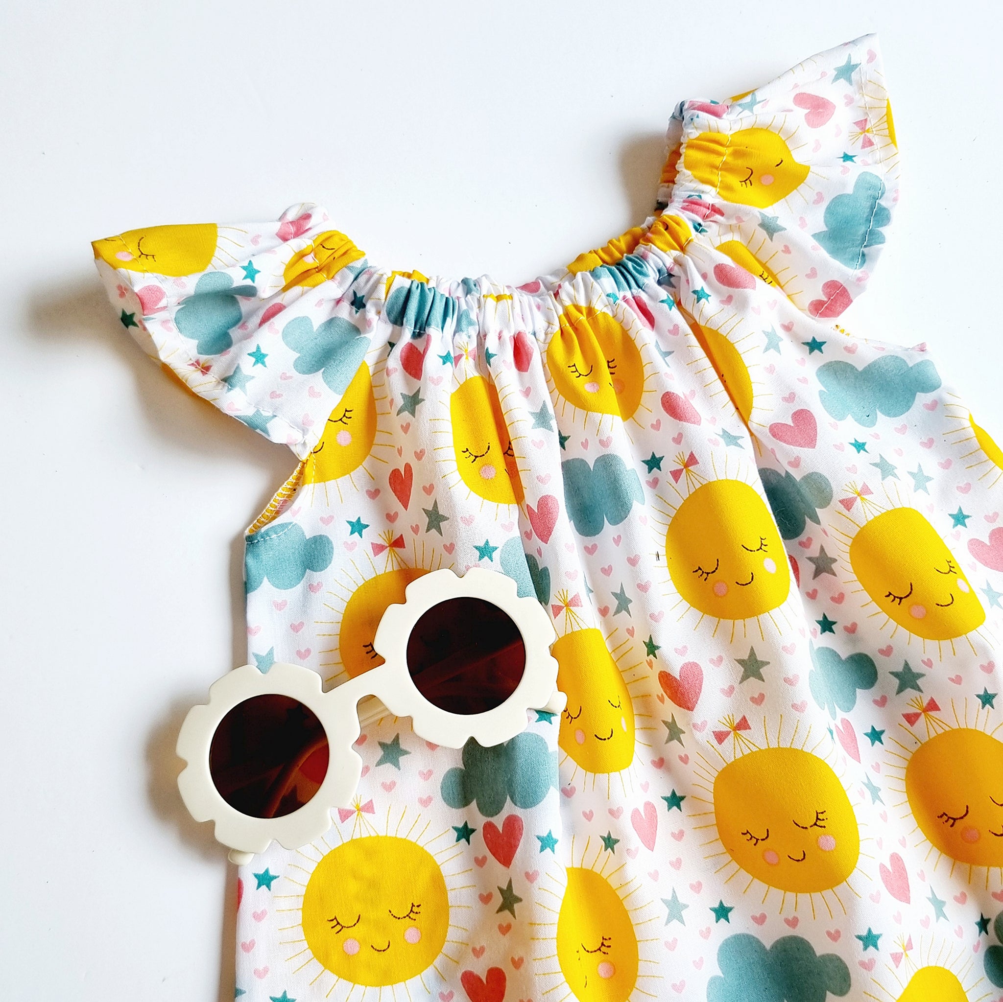 Sunshine Smiles Print Dress-New!