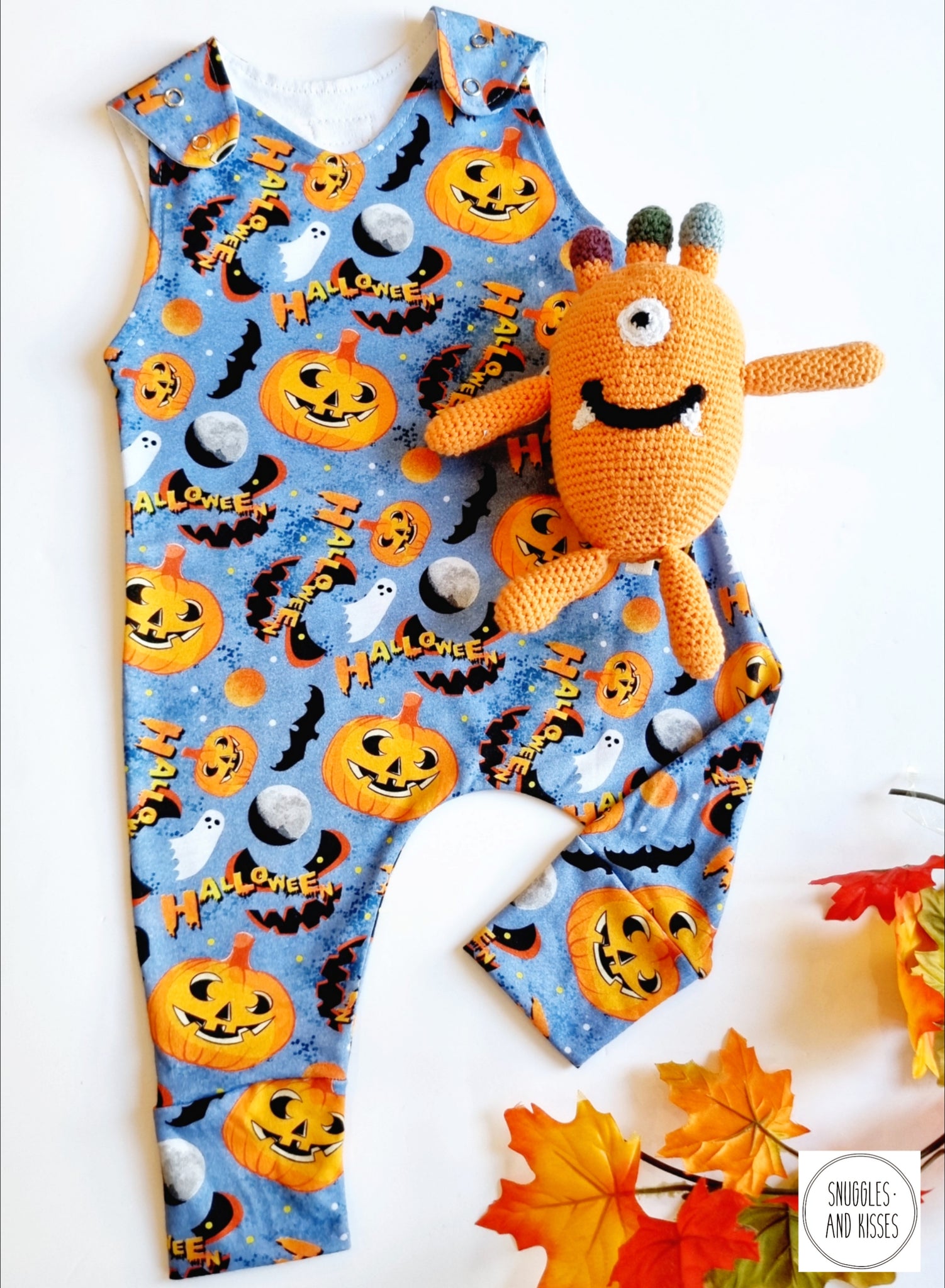 Halloween Print Dungarees 🎃