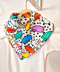 Jellybean Print Dribble Bib-New!