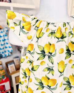 Lemons Print Dress-New!