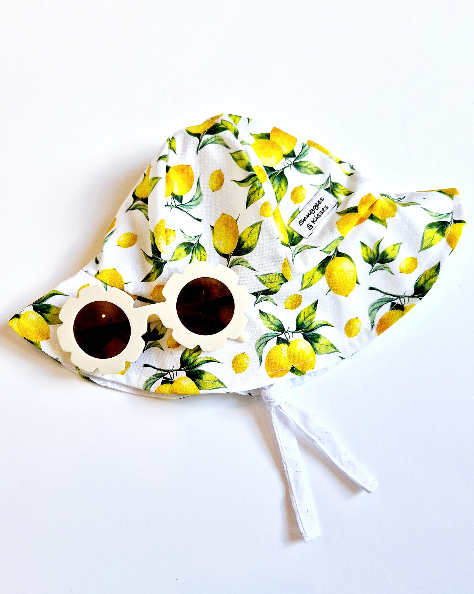 Lemons Print Reversible Sunhat-Wide Brim Style..New!