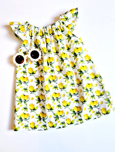 Lemons Print Dress-New!