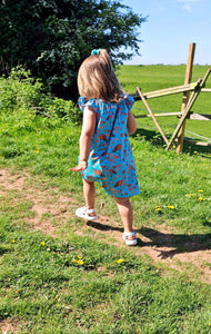 Flamingo Print Dress-New!