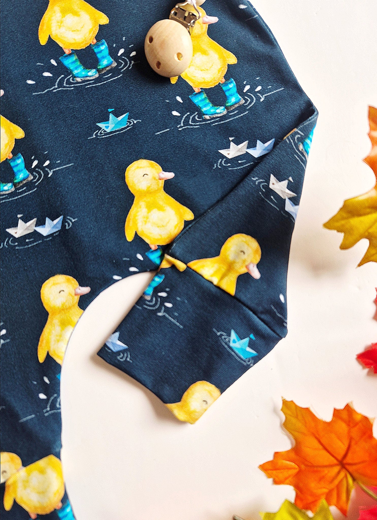 PuddleDucks Print Baby Kids Dungarees
