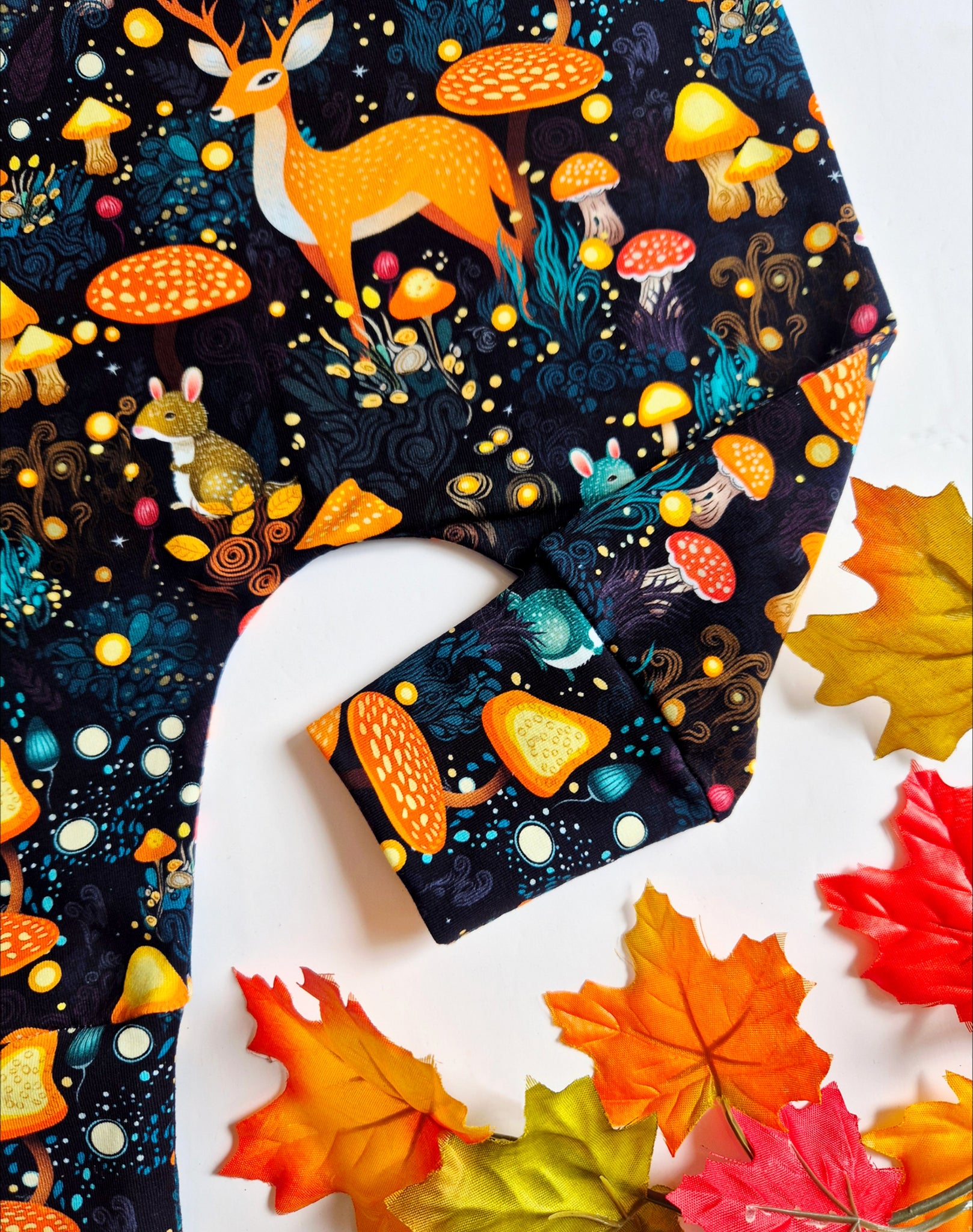 Enchanted Forest Print Baby Kids Dungarees