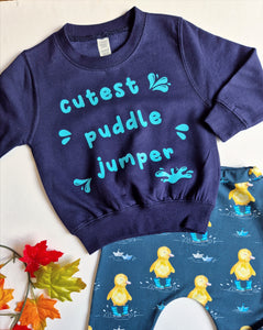 Kids 'Cutest Puddle Jumper' Sweatshirt