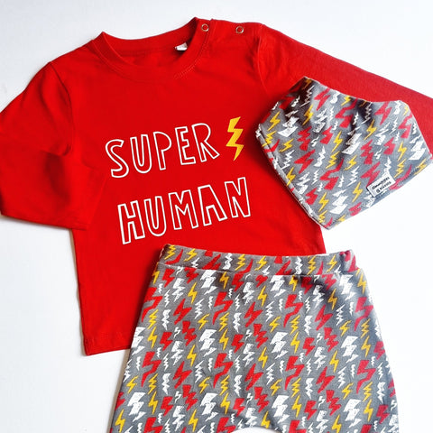 Kids 'Super Human' Long Sleeve Top
