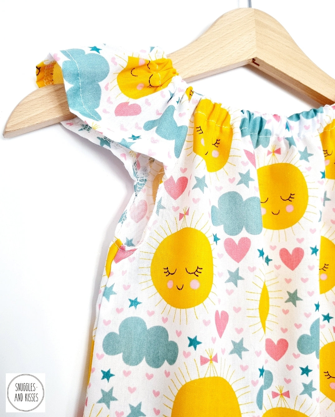 Sunshine Smiles Print Summer Playsuit-New!