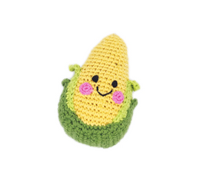 Friendly Sweetcorn Rattle