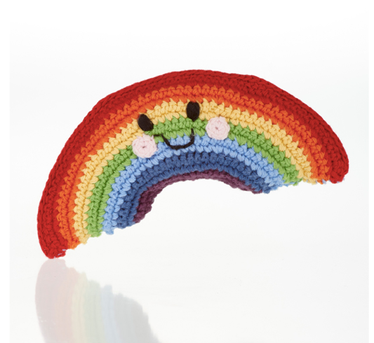 Friendly Rainbow Rattle