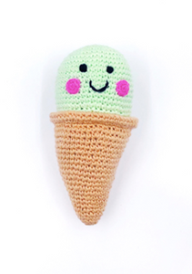 Friendly Ice Cream Rattle-Pistachio