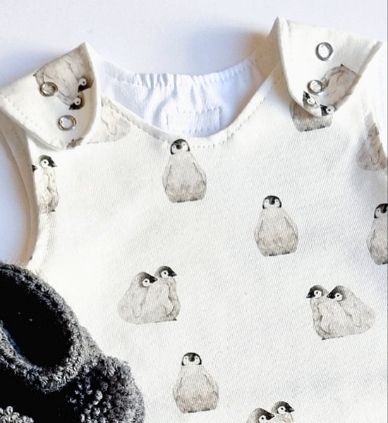 Baby Penguin Print Dungarees-New Print!