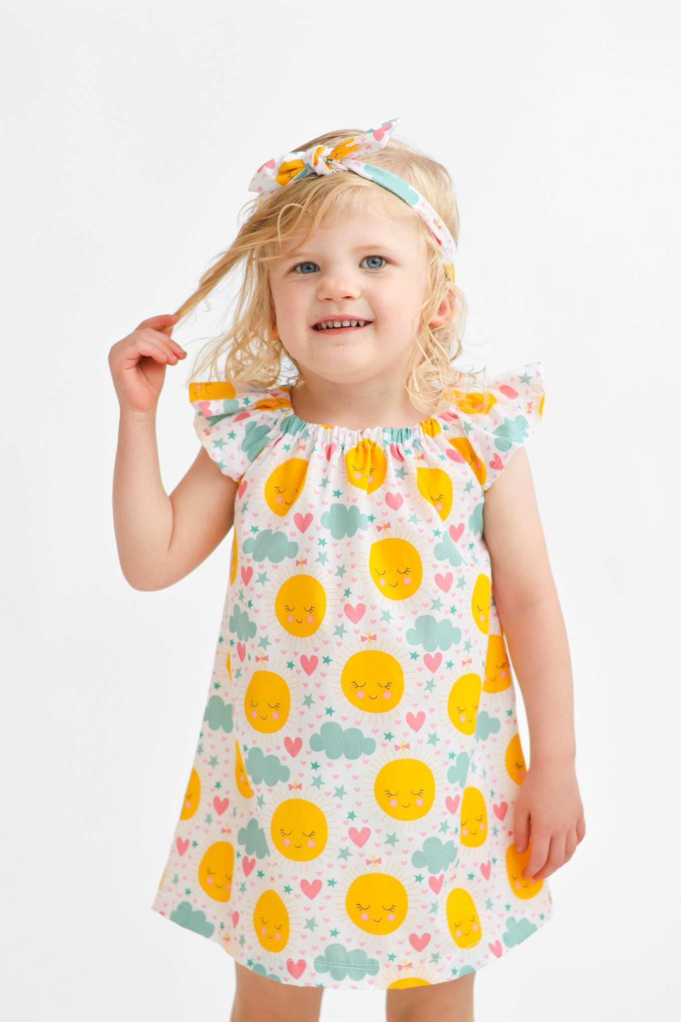 Sunshine Smiles Print Dress-New!