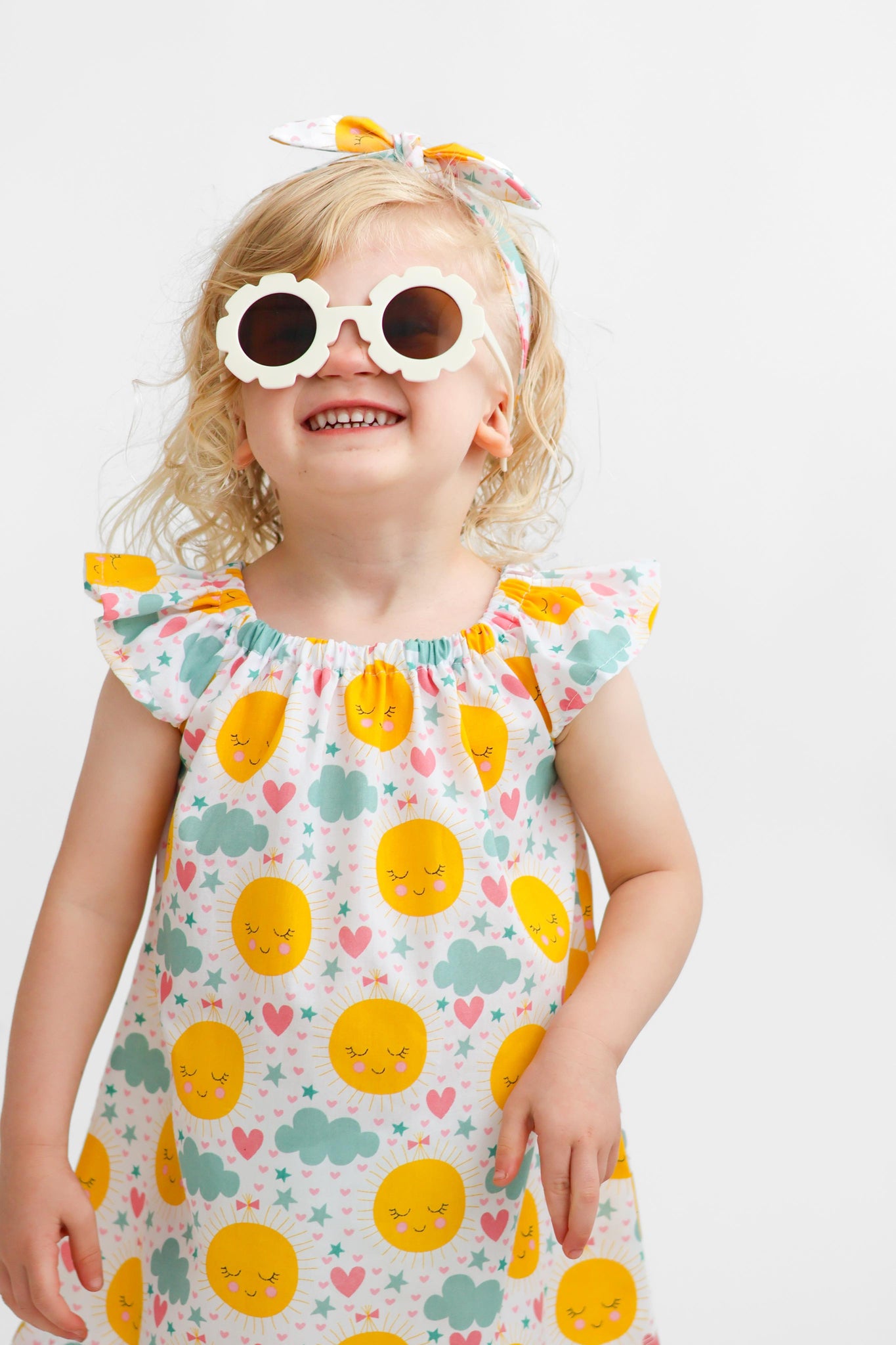 Sunshine Smiles Print Dress-New!