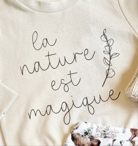 Kids 'La Nature est Magique' Sweatshirt