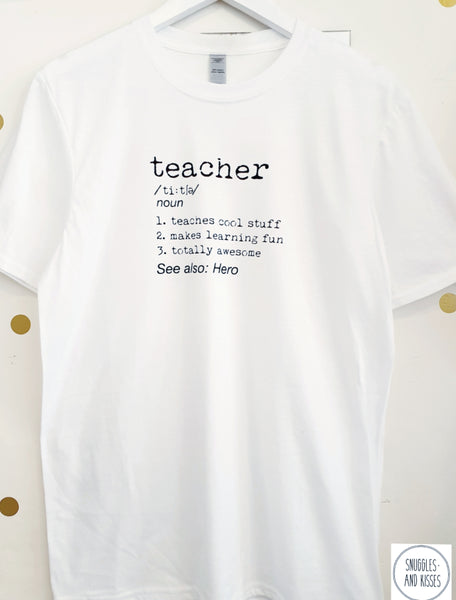 Adult 'Teacher' T-shirt