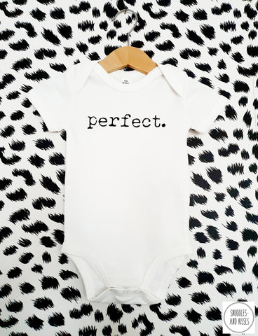 'Perfect' Baby Vest