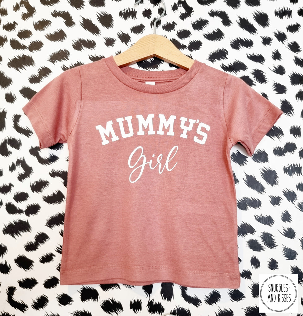 'Mummy's Girl' T-Shirt - Blush
