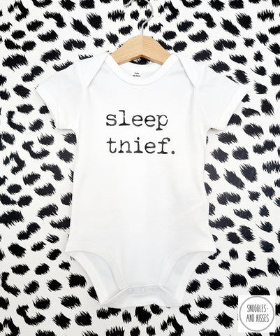 'Sleep Thief' Baby Vest