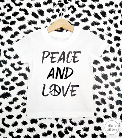 Kids 'Peace and Love' T-Shirt