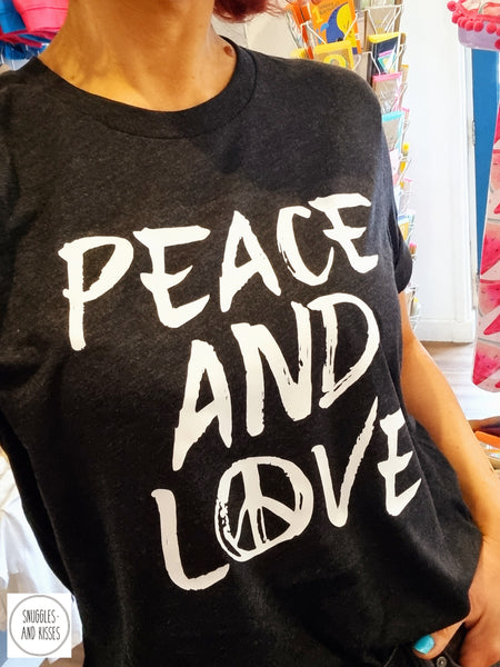 Adult 'Peace and Love'' T-shirt