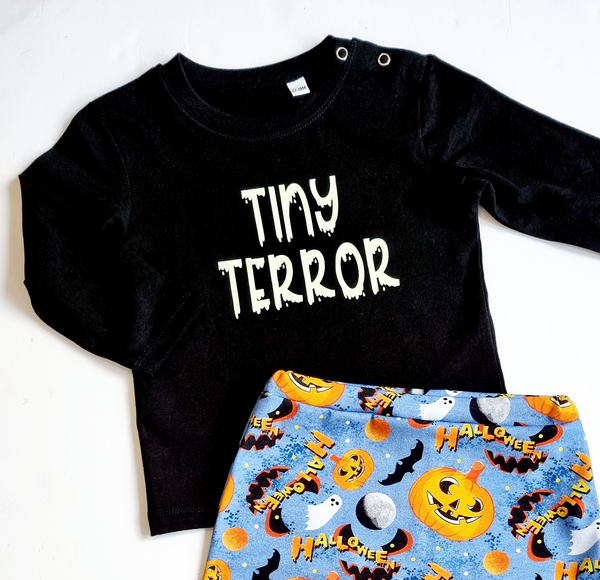 'Tiny Terror' Glow in the Dark long sleeved top-New Design!