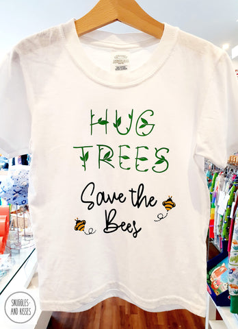 Kids 'Hug Trees Save the Bees' T-Shirt